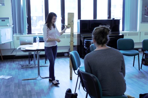 It's bigger than she is!