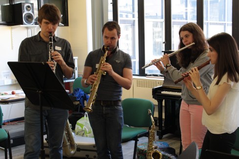 Wind quartet o'clock!